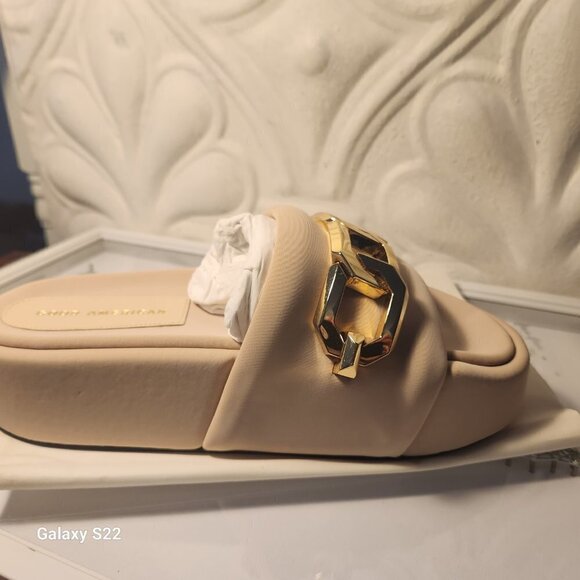 Good American Cream Platform Slides. NIB. Size 6.5 - Picture 6 of 11